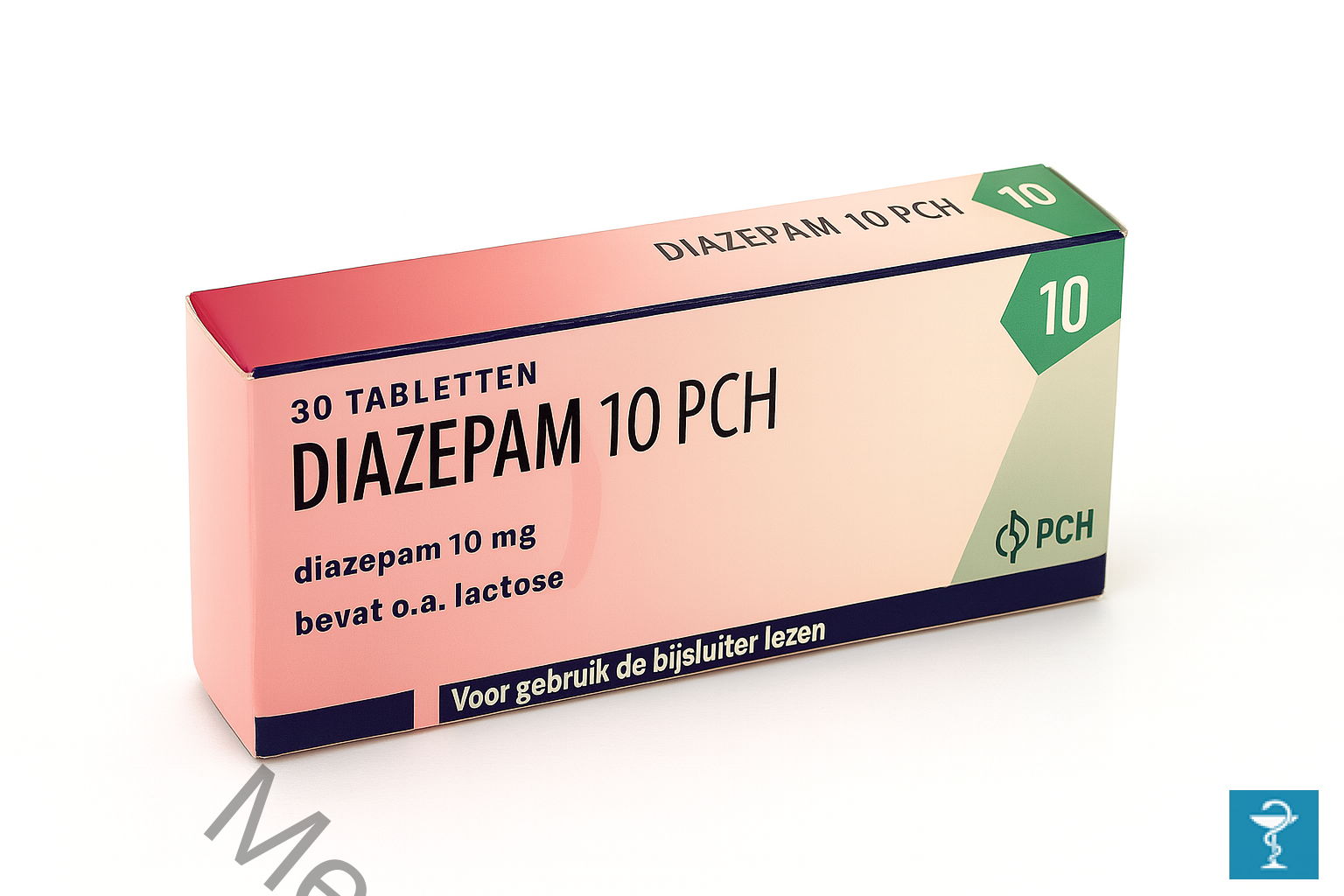Verpakking Diazepam 10MG PCH tabletten – online bestellen