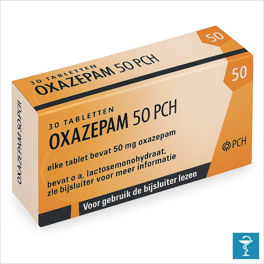 Verpakking Oxazepam 50MG tabletten – online bestellen