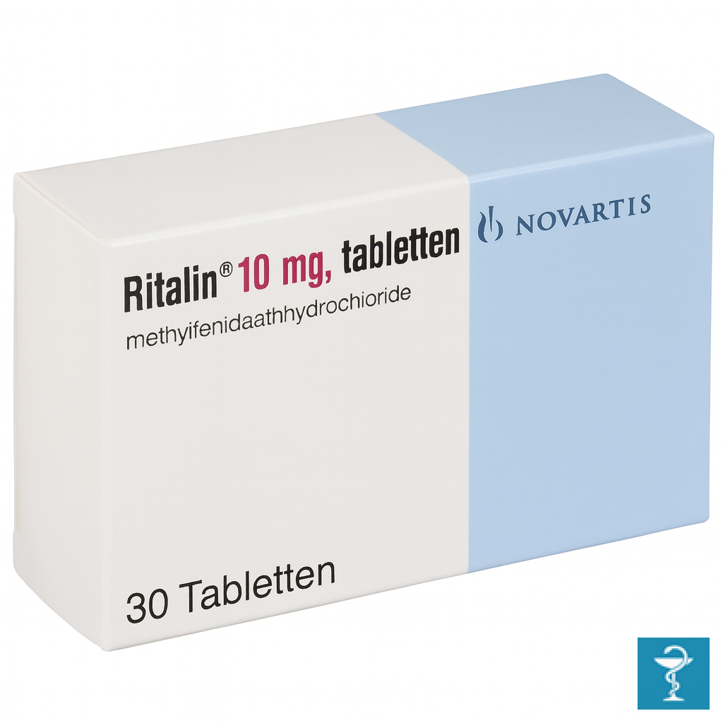Doosje Ritalin 10MG Novartis tabletten – online bestellen